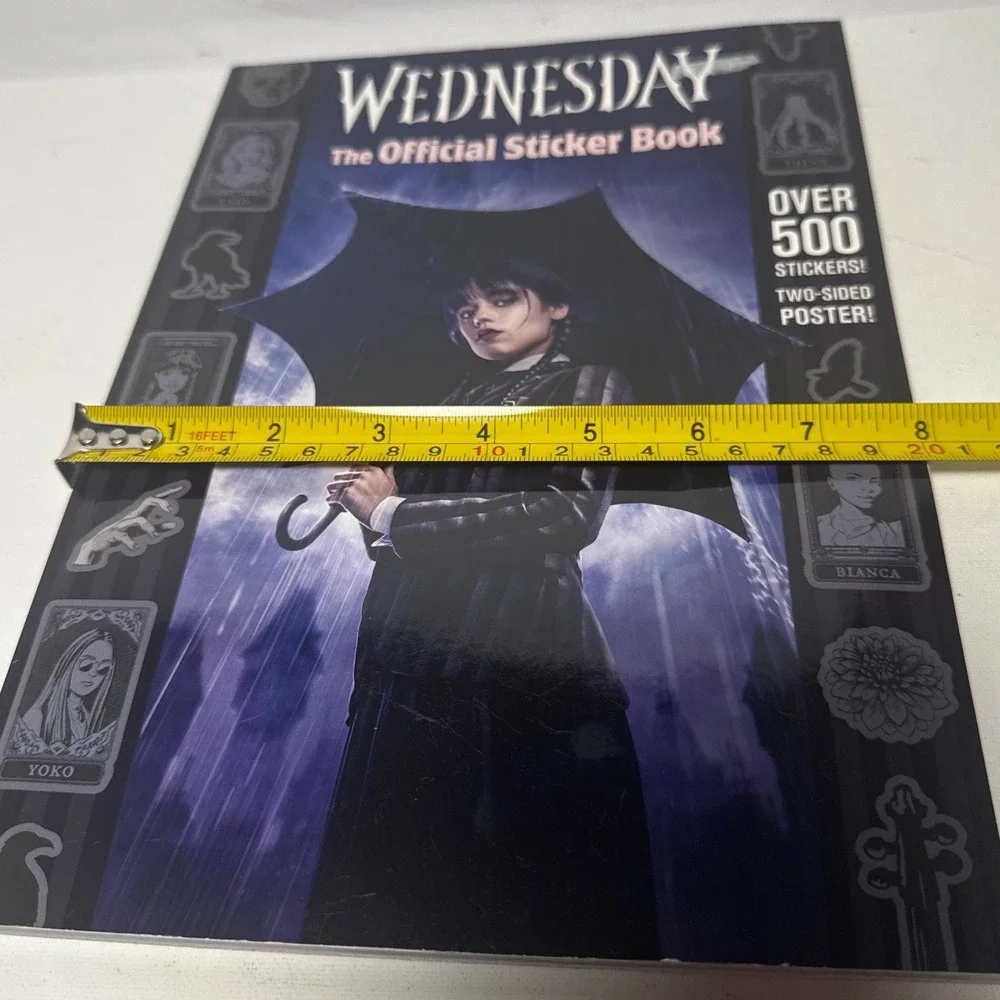 Random House Wednesday Official Sticker Book Kids OS Black Excellent 500+ Pcs